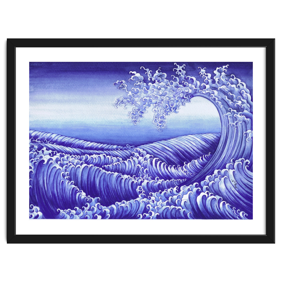 Turbulent Water Triptych part 3