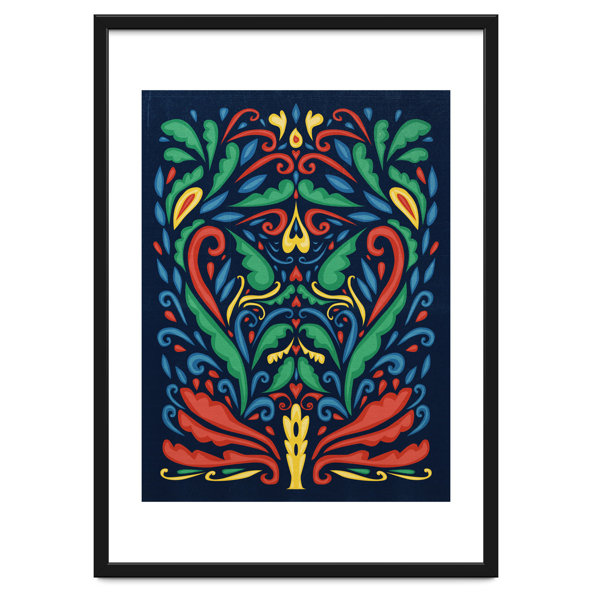 Art Nouveau Folk Art Style