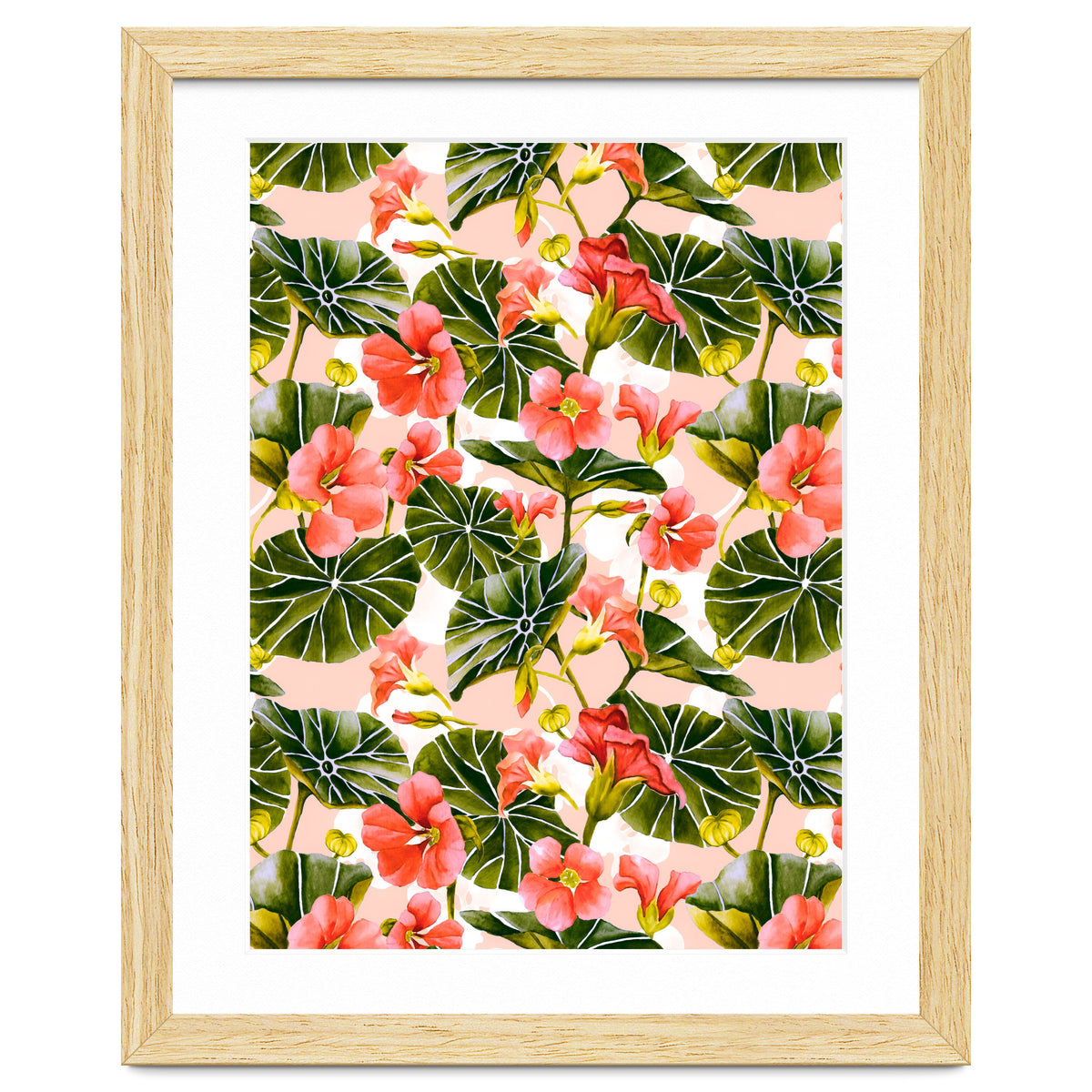 Nasturtiums watercolor 03