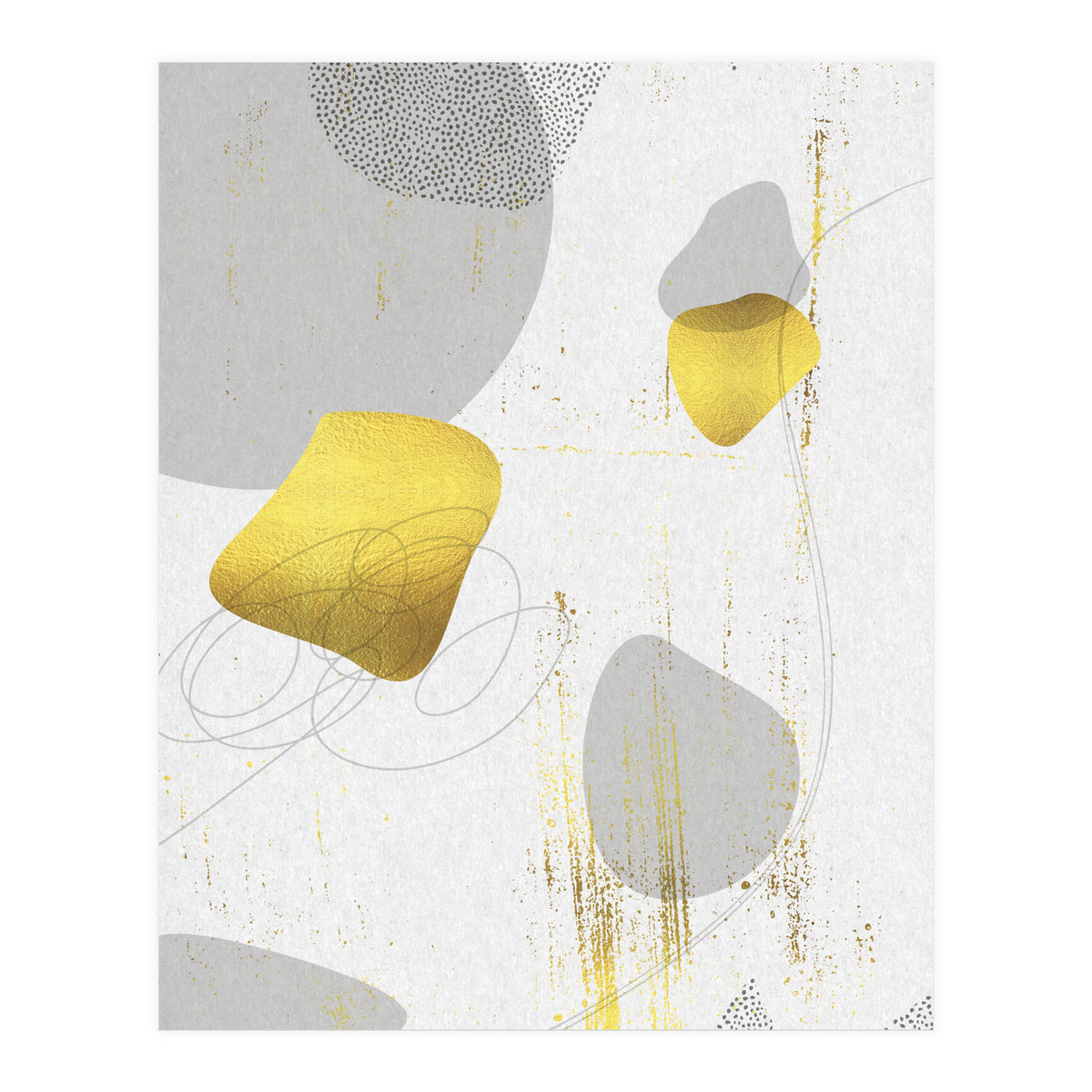 Mid-Century Vintage No. 2 | gold (Print Only)