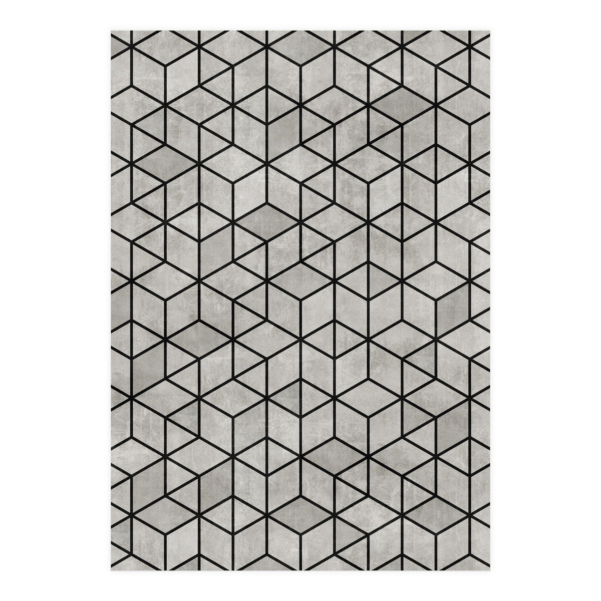 Random Concrete Cubes (Print Only)