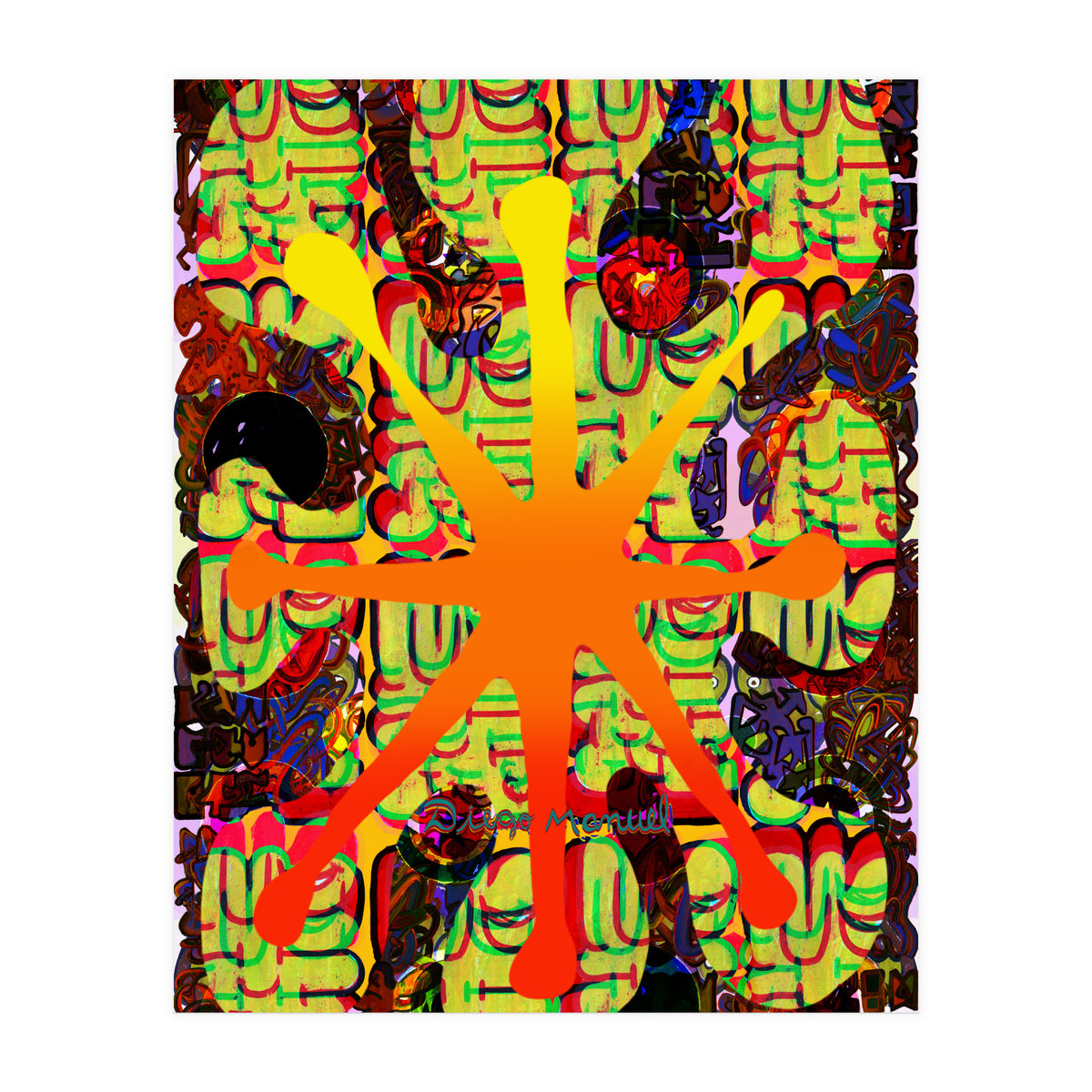 Fuego Y Graffiti 67 (Print Only)