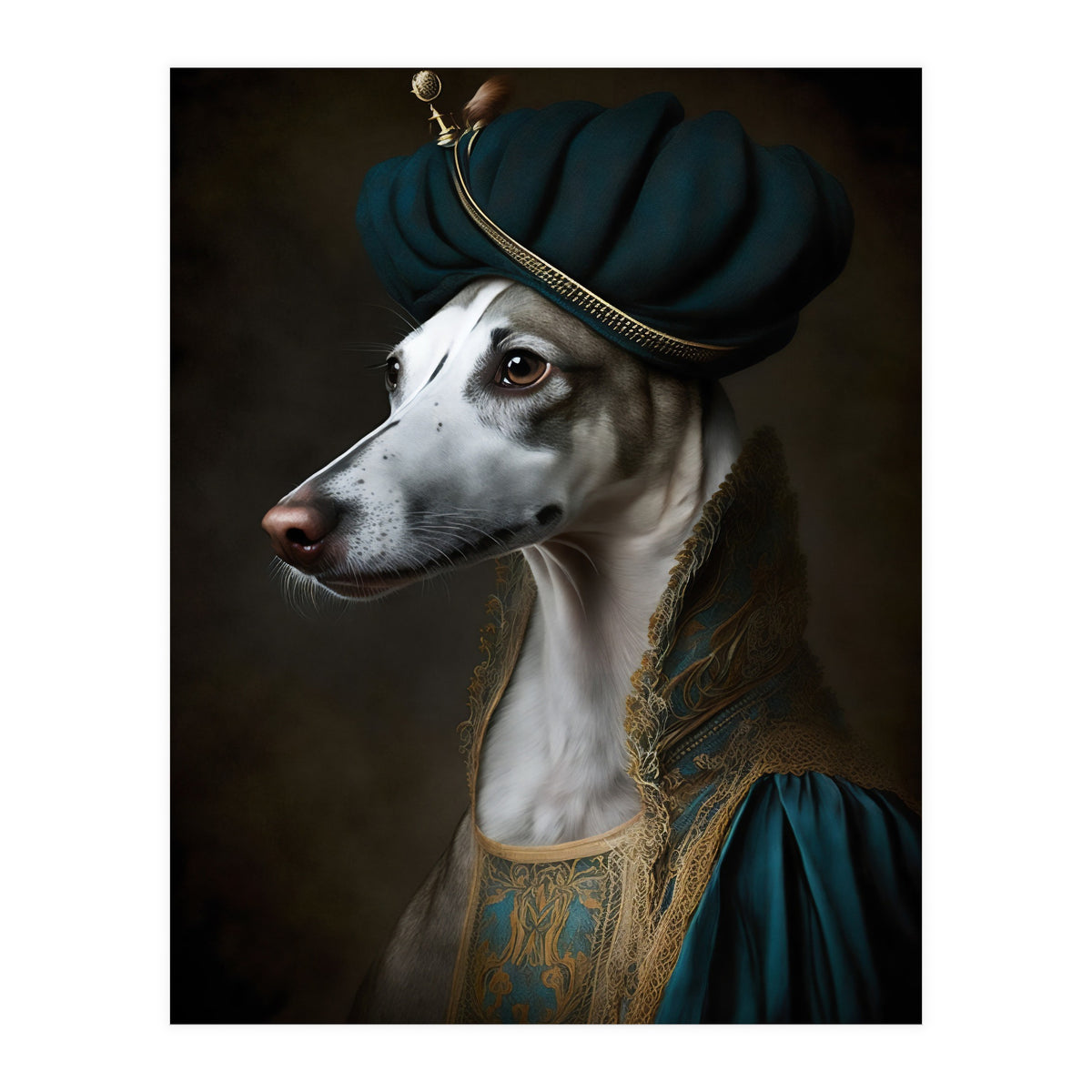 Regal Whippet (Print Only)