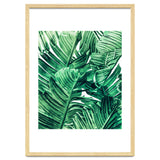 Tropical State of Mind | Watercolor Palm Banana Leaves Painting | Botanical Jungle Bohemian Plants thumbnail