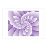 Abstract Purple Floral  (Print Only) thumbnail