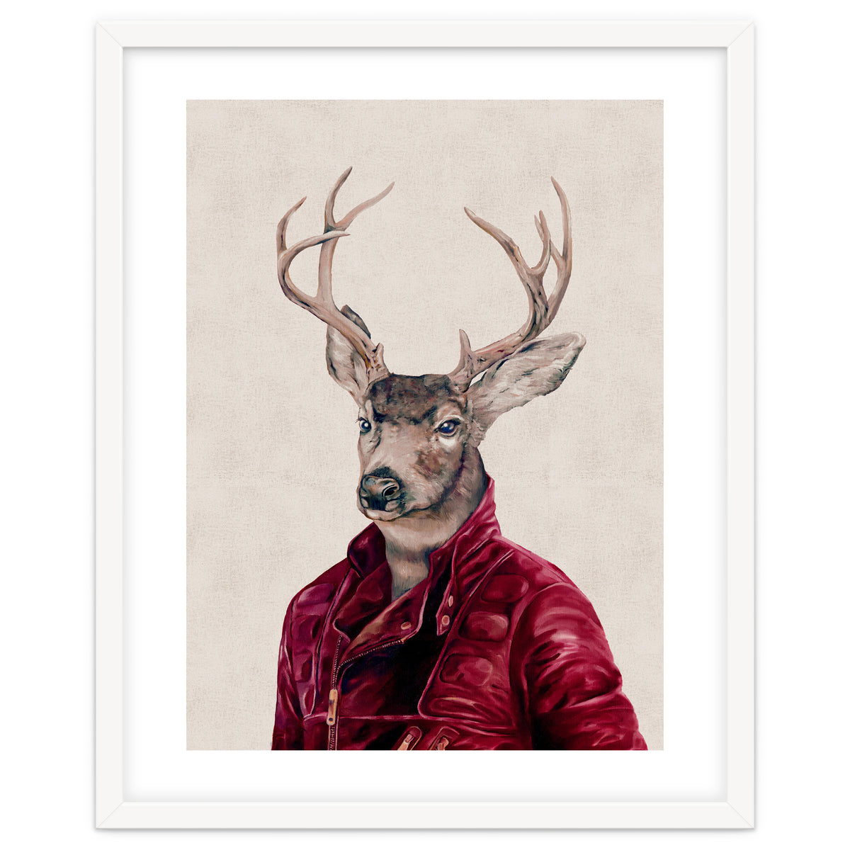 Deer In Leather