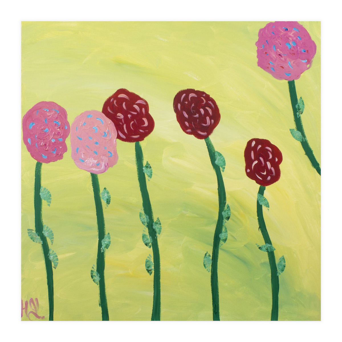 Blooms In The Wind (Print Only)