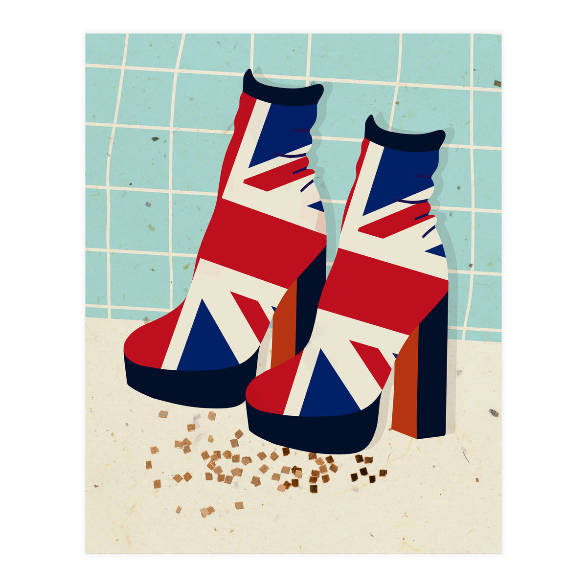 Union Jack Boots (Print Only)