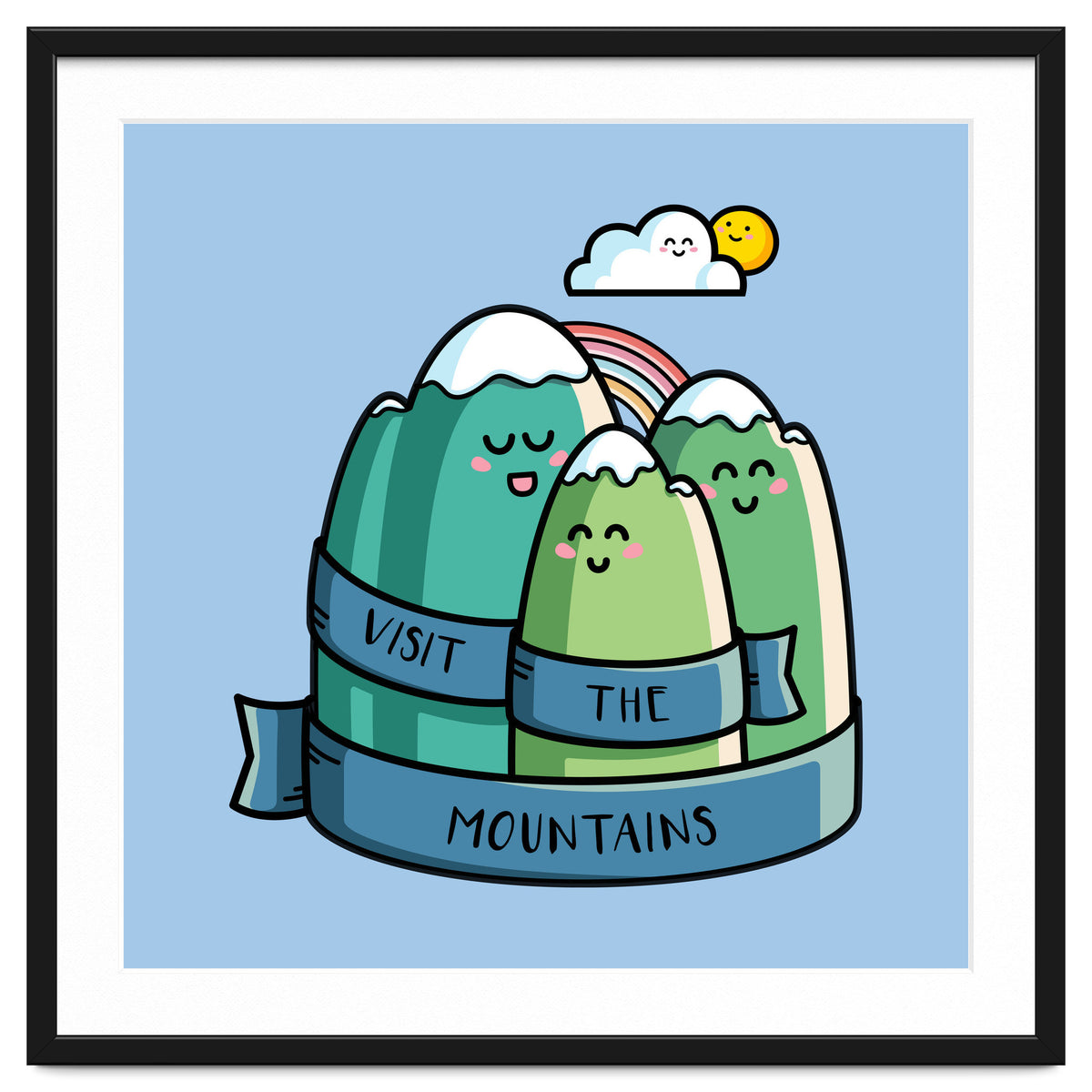 Kawaii Cute Visit the mountains