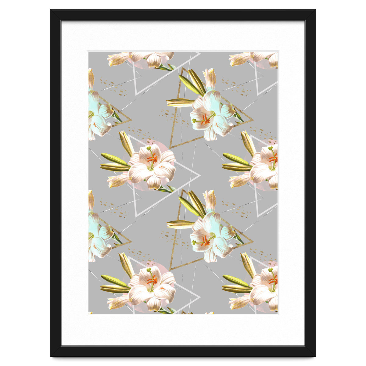 Botanical blooming with geometric 02