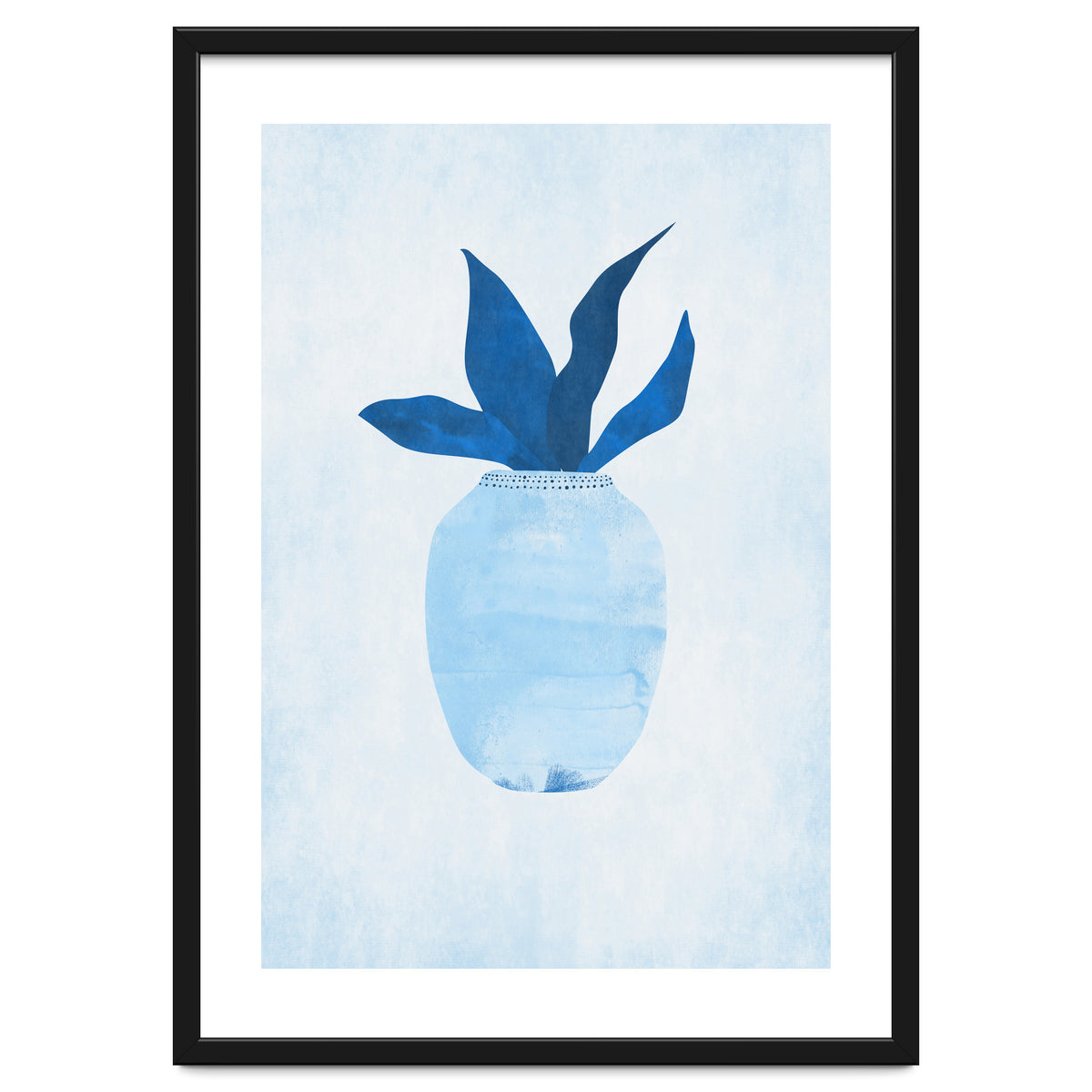 Blue vase
