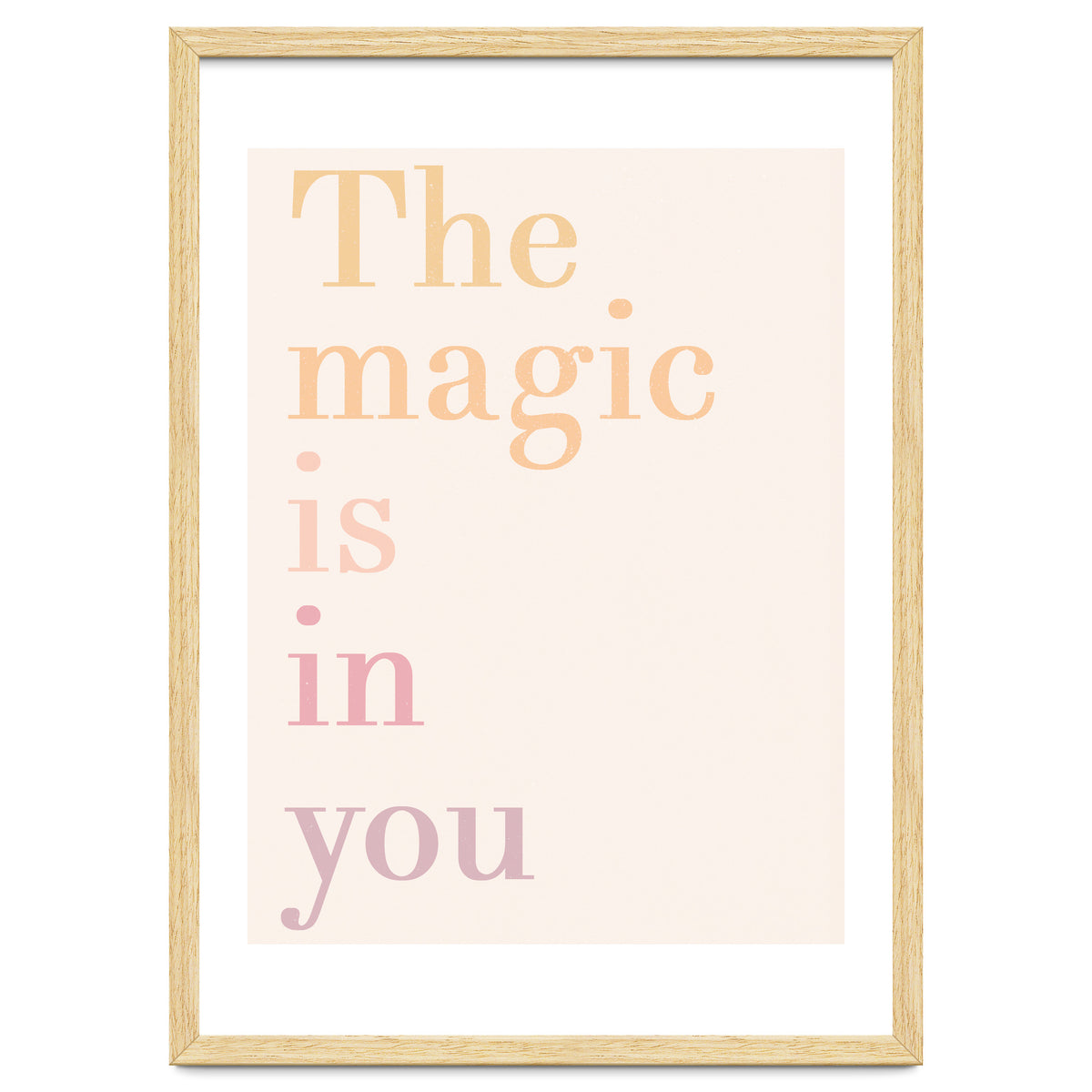 The Magic Is In You, Pastel