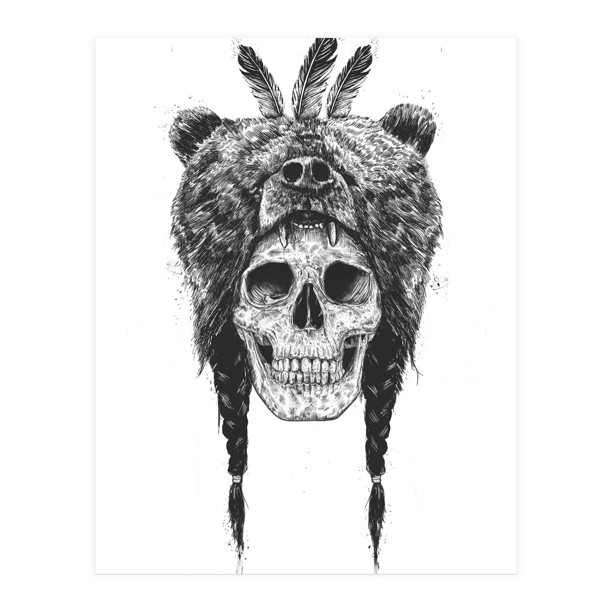 Dead Shaman Bw (Print Only)