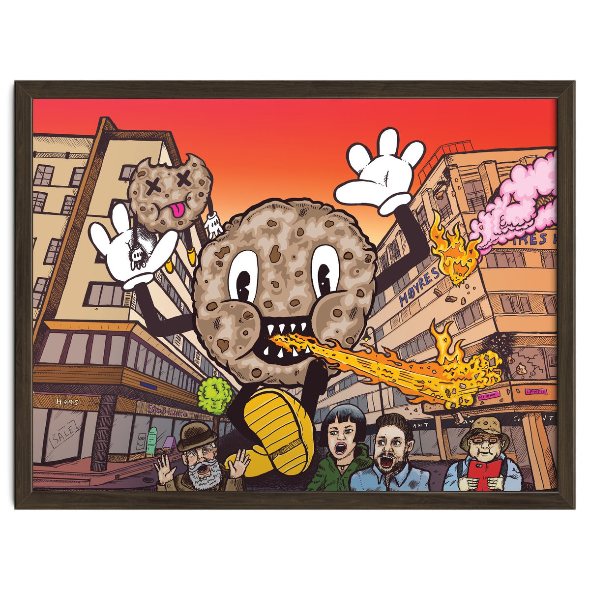 Cookie Monster 12.3% ABV Bourbon Barrel Aged Coconut Chocolate Chip Stout - Amundsen Brewery