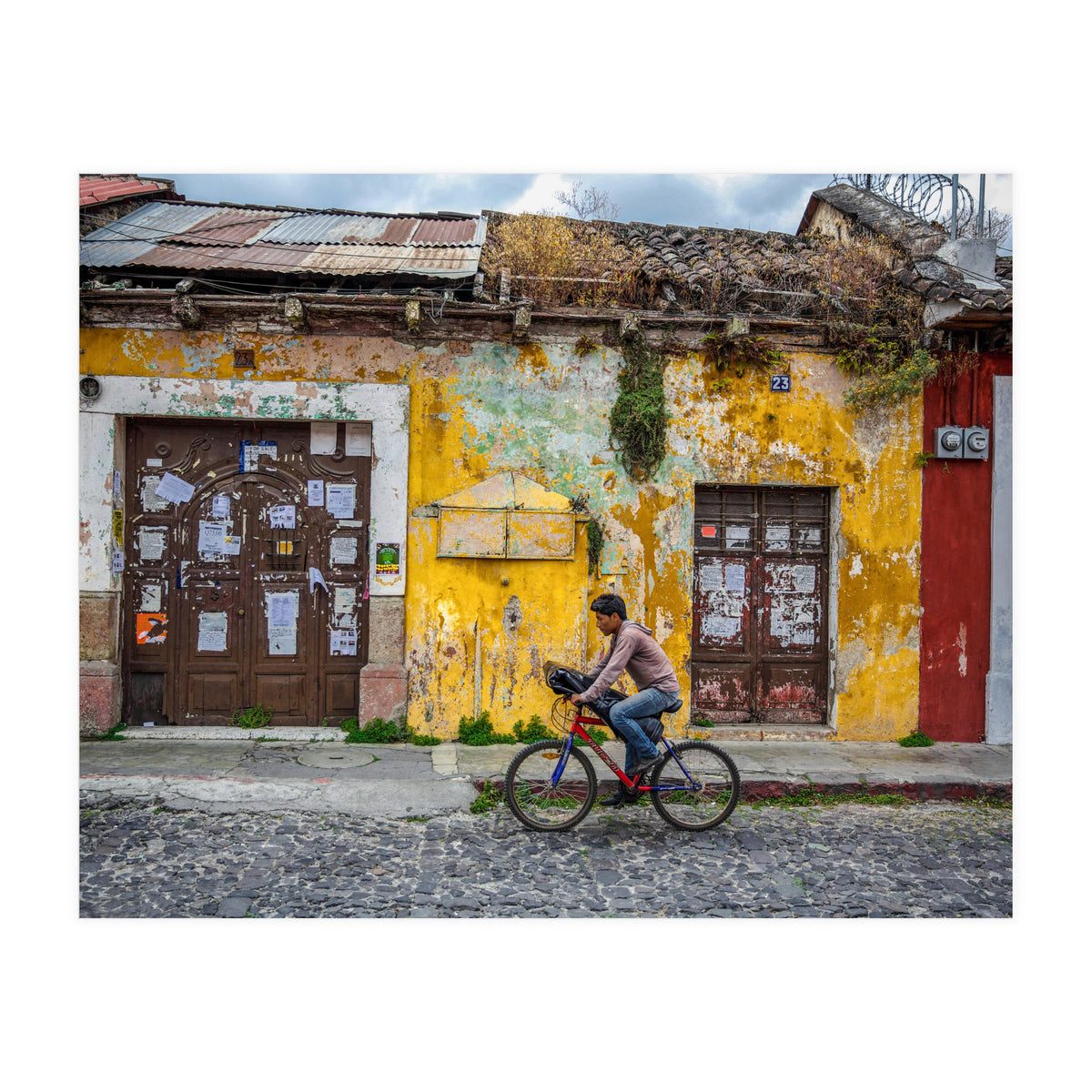 Antigua by bicycle (Print Only)