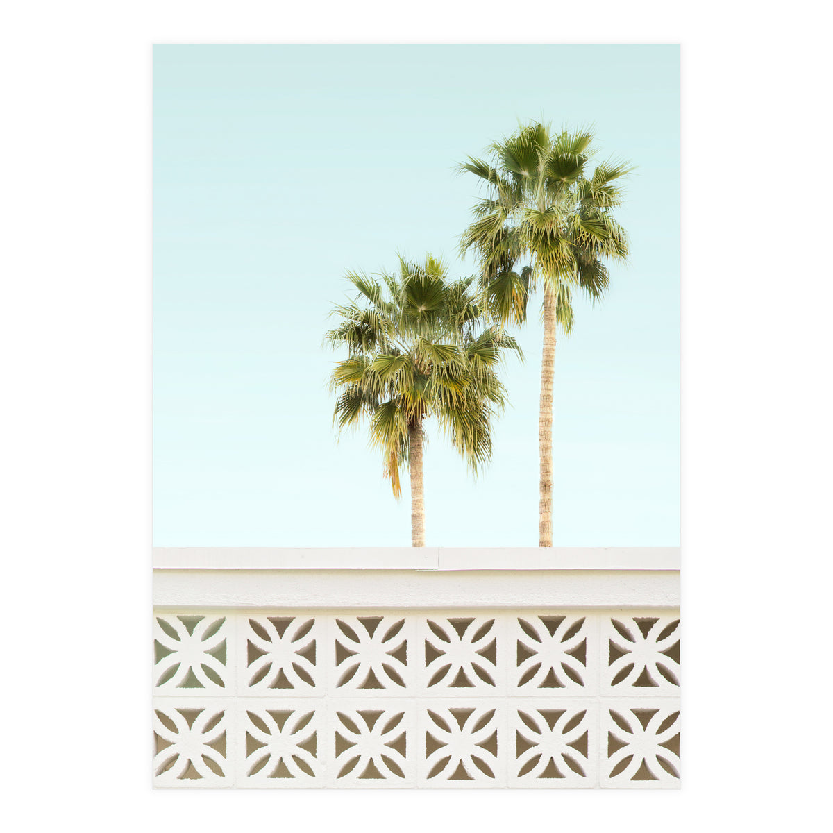 Mid Century Modern Breeze Block 2 (Print Only)