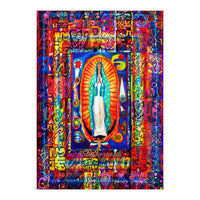 Graffiti Digital 2022 338 and Virgin of Guadalupe (Print Only)