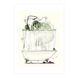 Hulk in the Shower, funny bathroom humour (Print Only) thumbnail