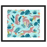 Cheetahs In The Grapefruit Grove, Tropical Jungle bohemian Wildlife, Tiger Wild Cat Nature Forest thumbnail