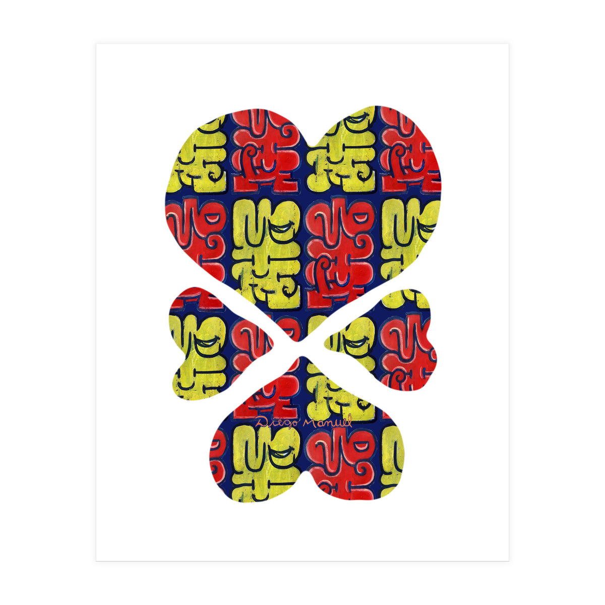 4 Corazones 4 (Print Only)