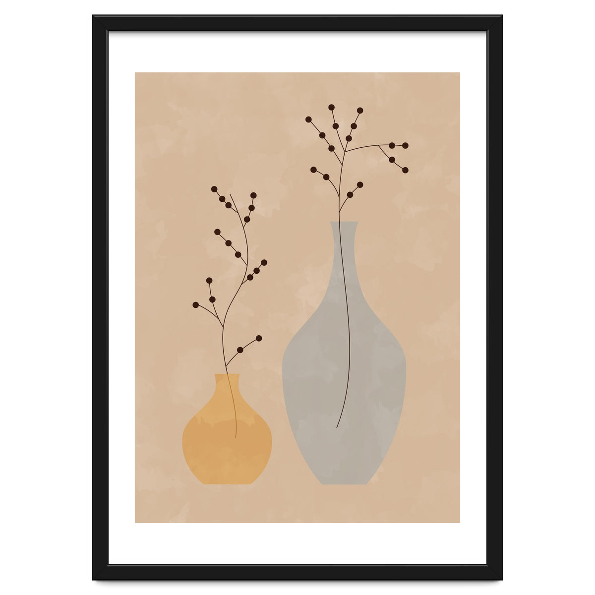 Mid Century Boho Pottery