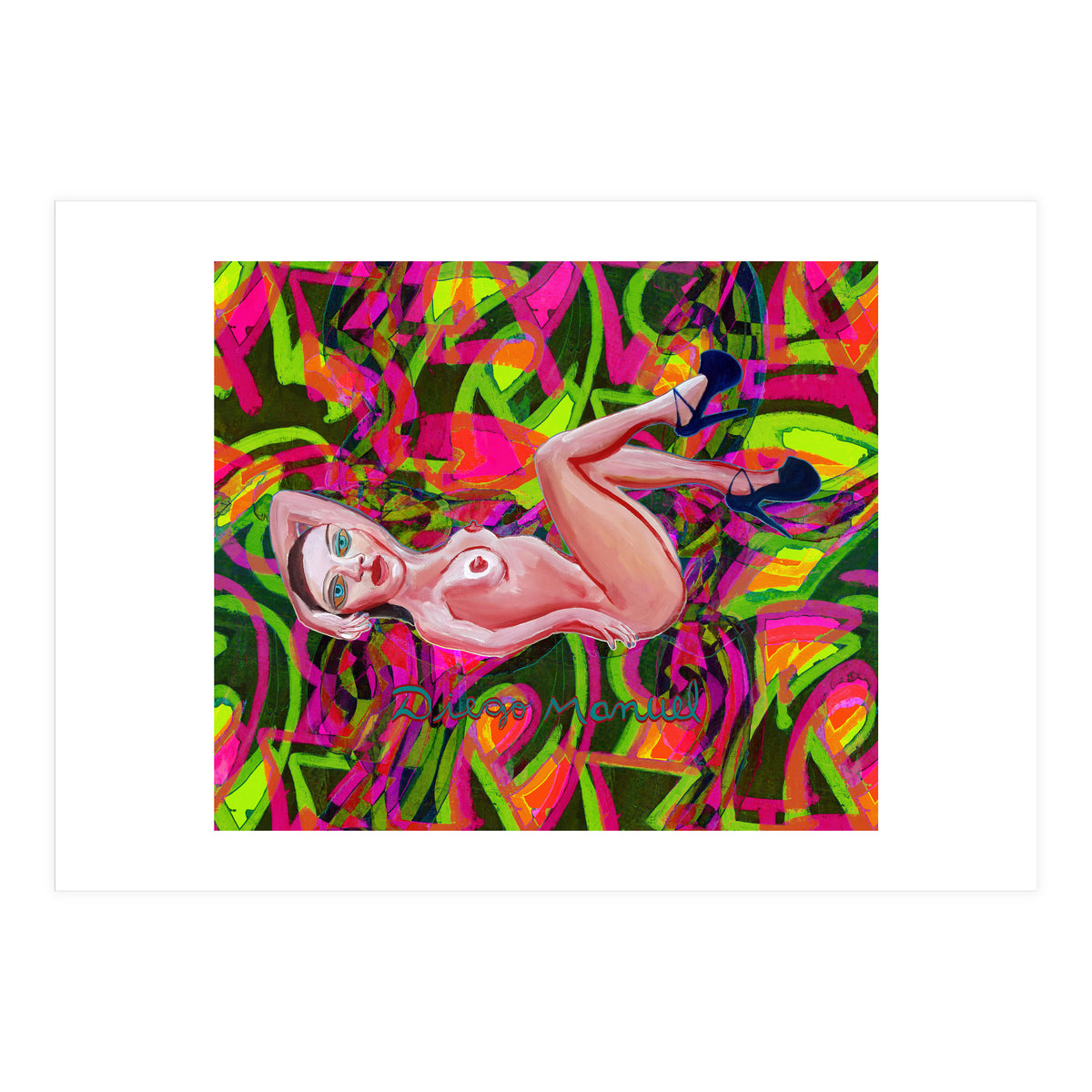 Chica Recostada (Print Only)