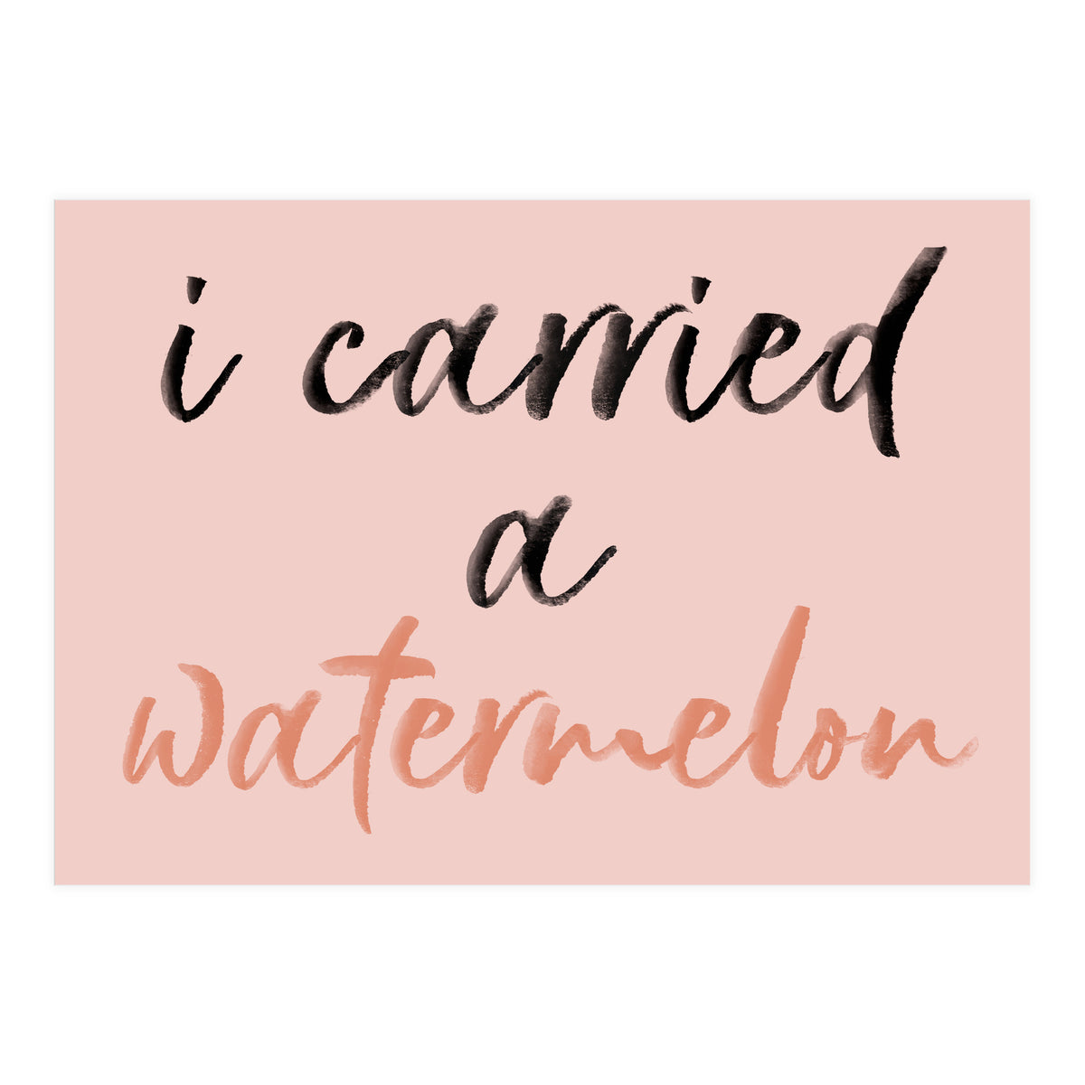 Carried  (Print Only)