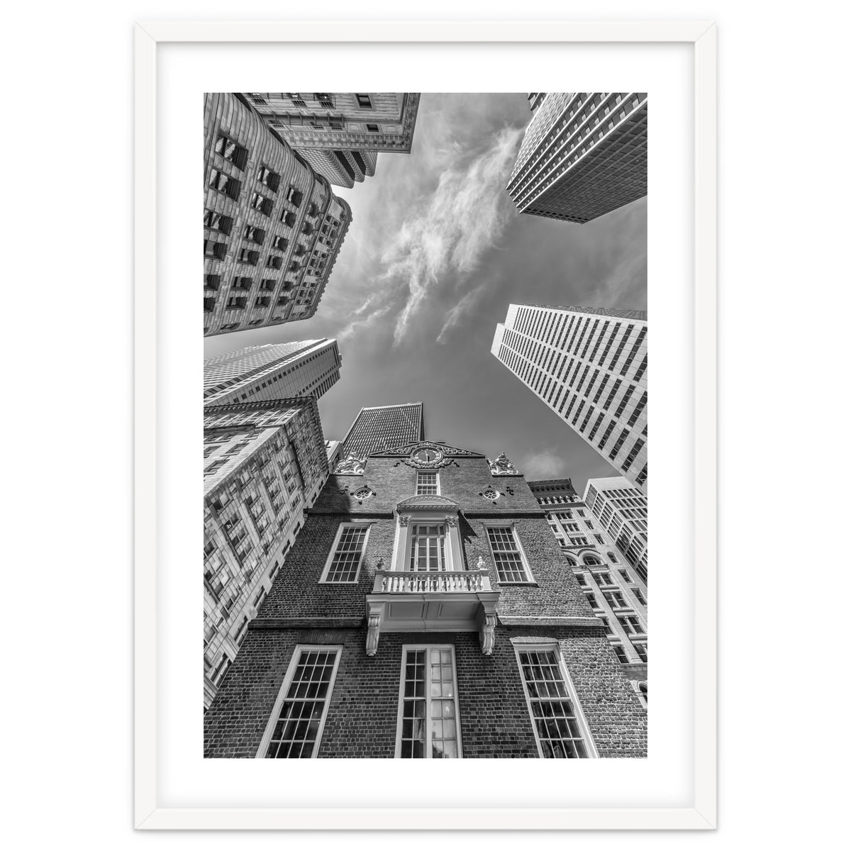 BOSTON Old State House and Skyscraper