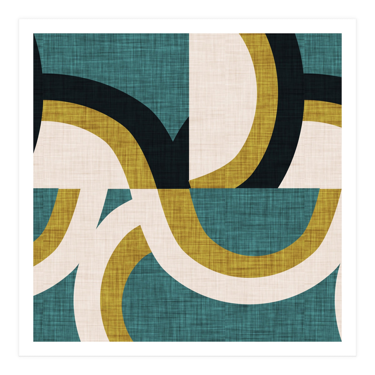 New Mid Mod Freeway Olive (Print Only)