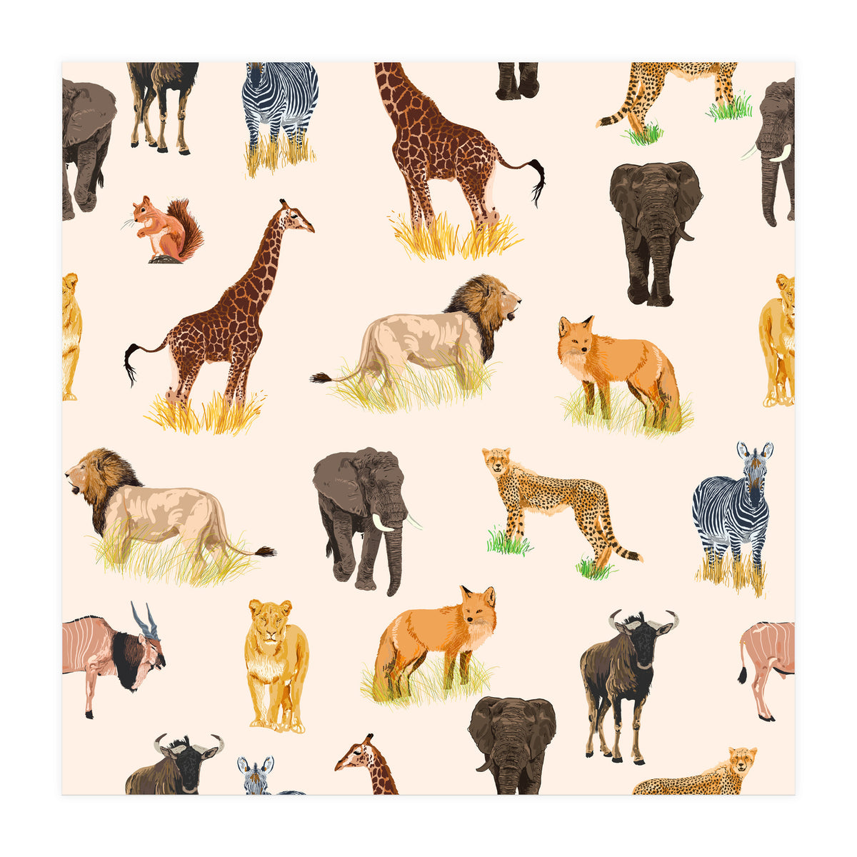 Animal Pattern (Print Only)