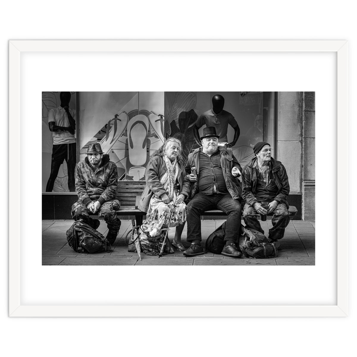 Three plus one locals at the Hat Fair