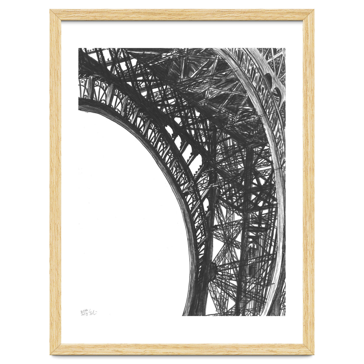 Looking Up The Eiffel