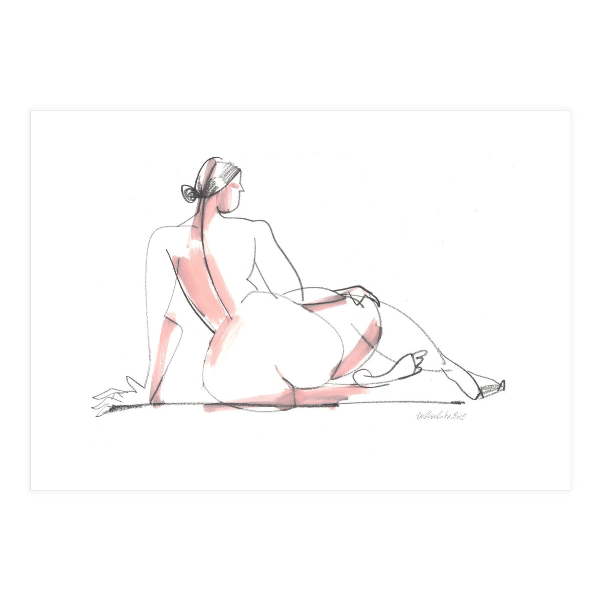 Resting Nude (Print Only)