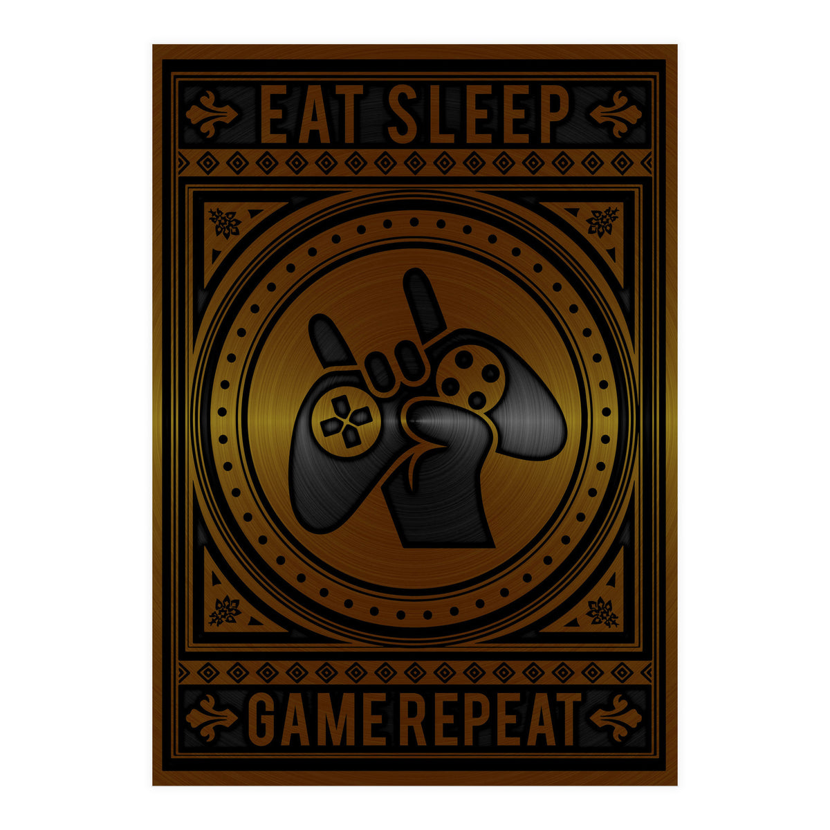 Eat Sleep Game Repeat (Print Only)