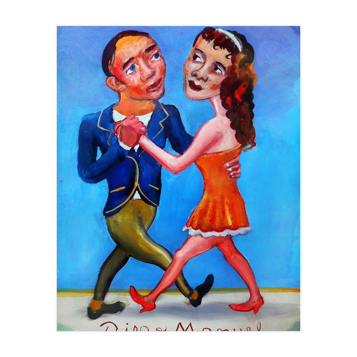 Pareja De Tango 2 (Print Only)