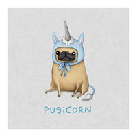 Pugicorn Fawn (Print Only)