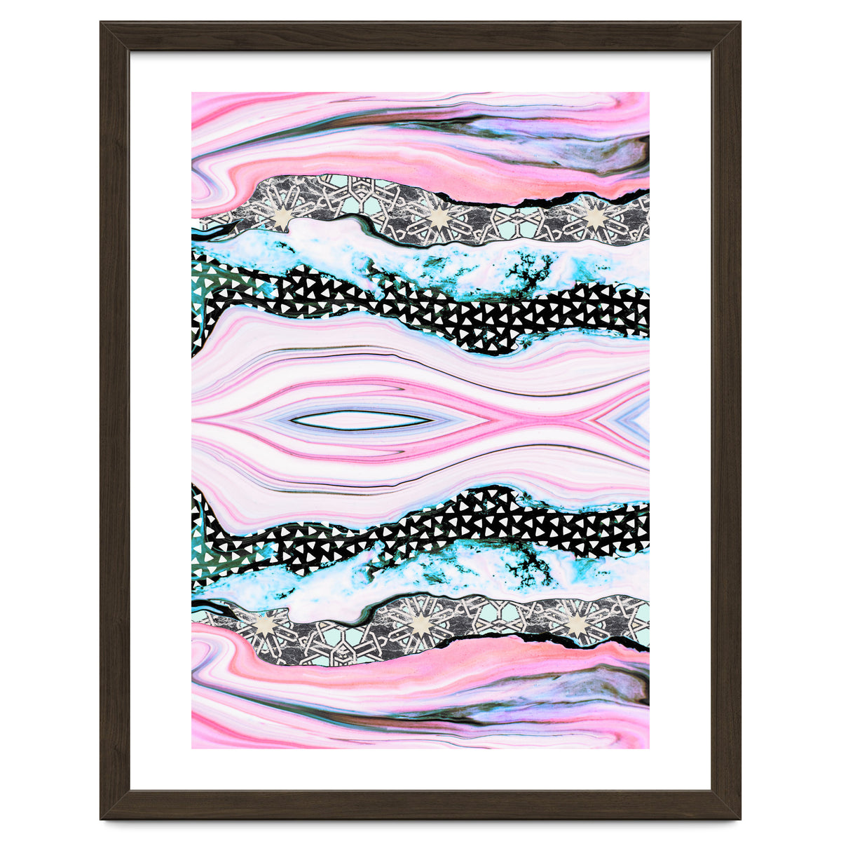 Abstract shapes of marble and patterns