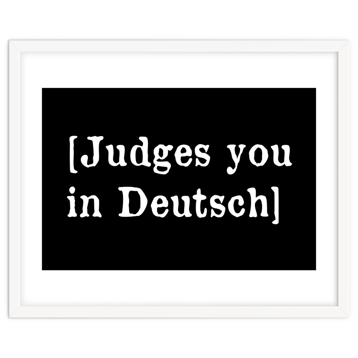 Judges You In Deutsch