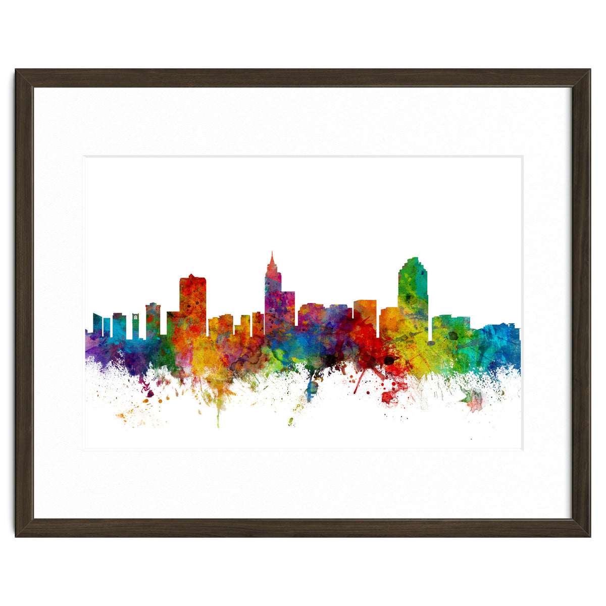 Raleigh North Carolina Skyline