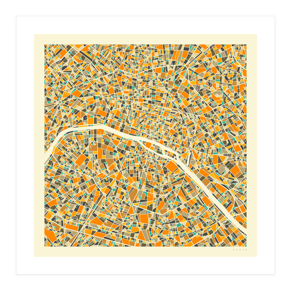 PARIS MAP (Print Only)