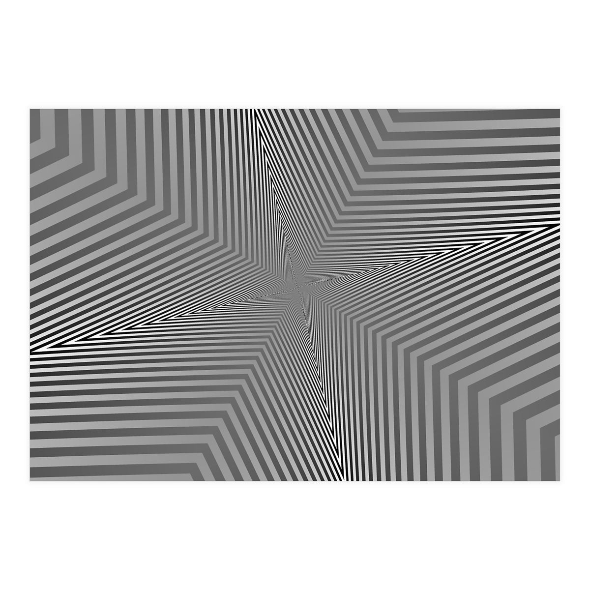 Abstract Triangle Pattern Geometric  (Print Only)