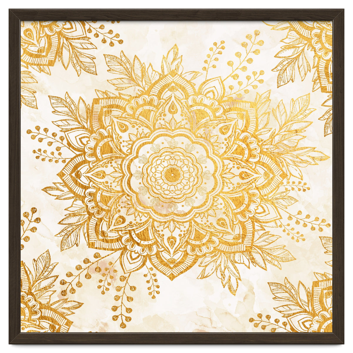 Queen Starring of Mandala-Gold Sunflower I