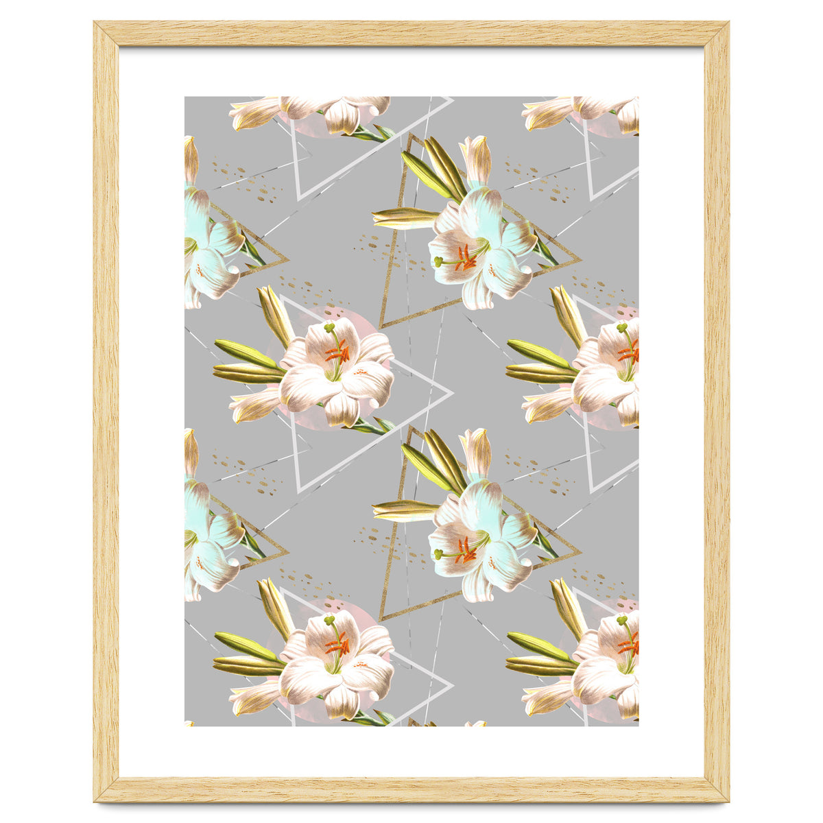 Botanical blooming with geometric 02