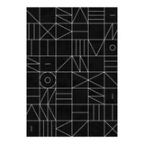 My Favorite Geometric Patterns No.9 - Black (Print Only) thumbnail