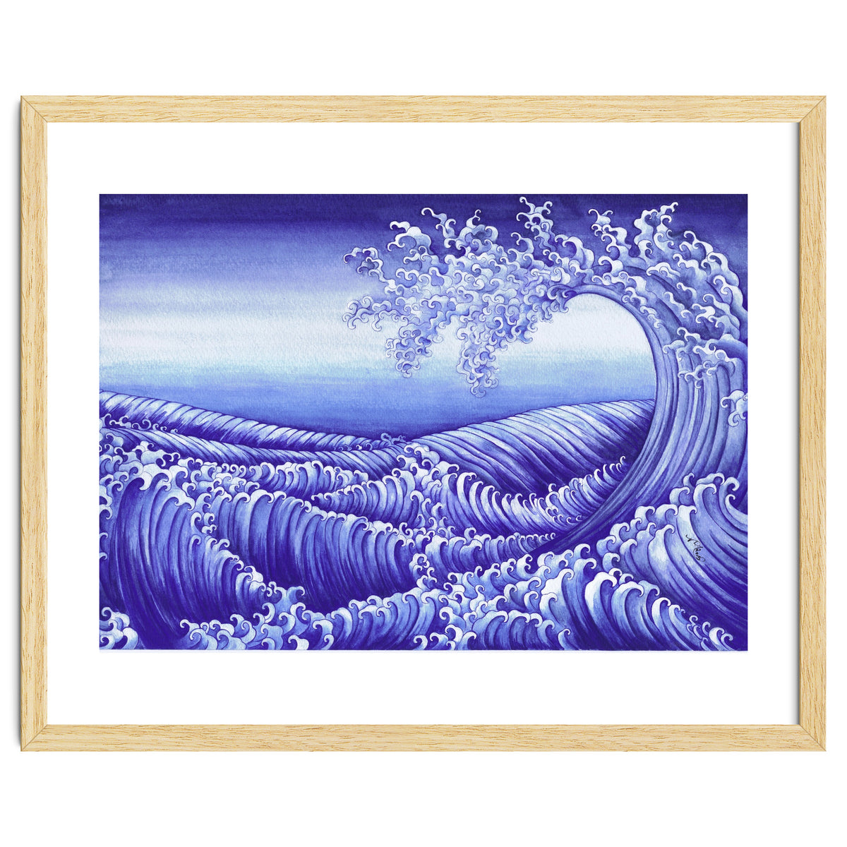 Turbulent Water Triptych part 3