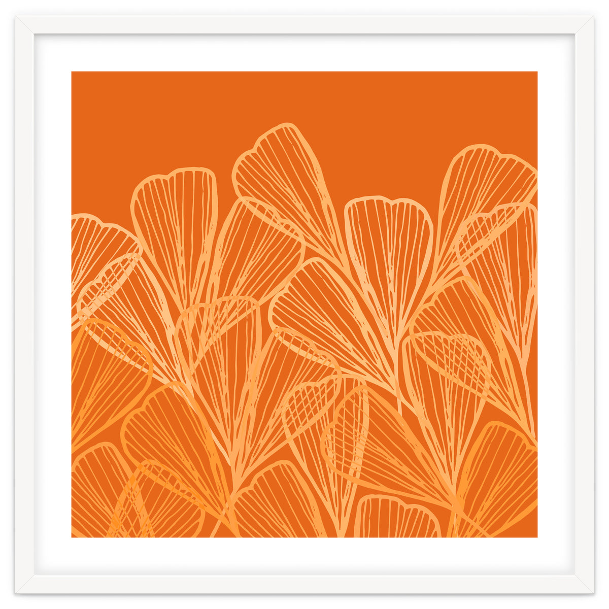 Coastal Orange Flora