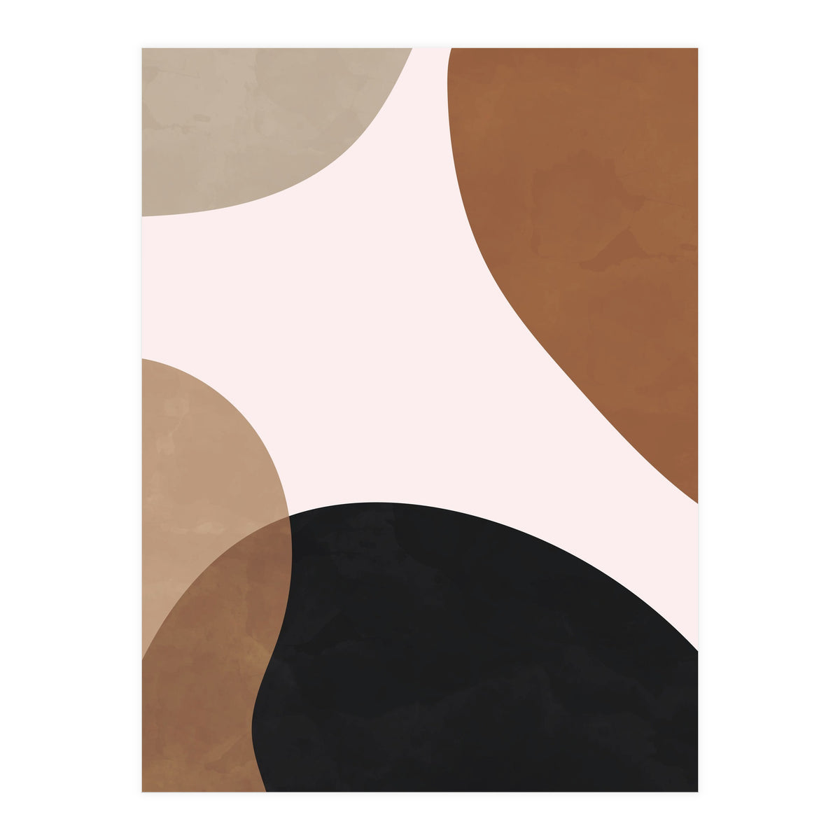 Abstract Shapes Scandinavian Art (Print Only)
