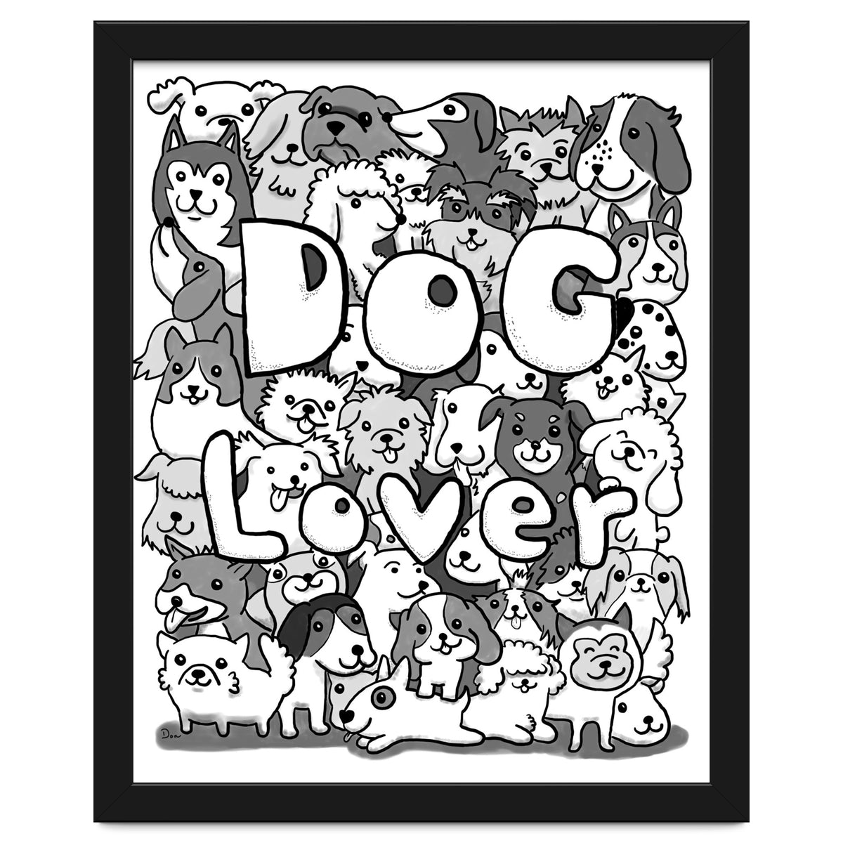 Doodle 72:  Dog Lover