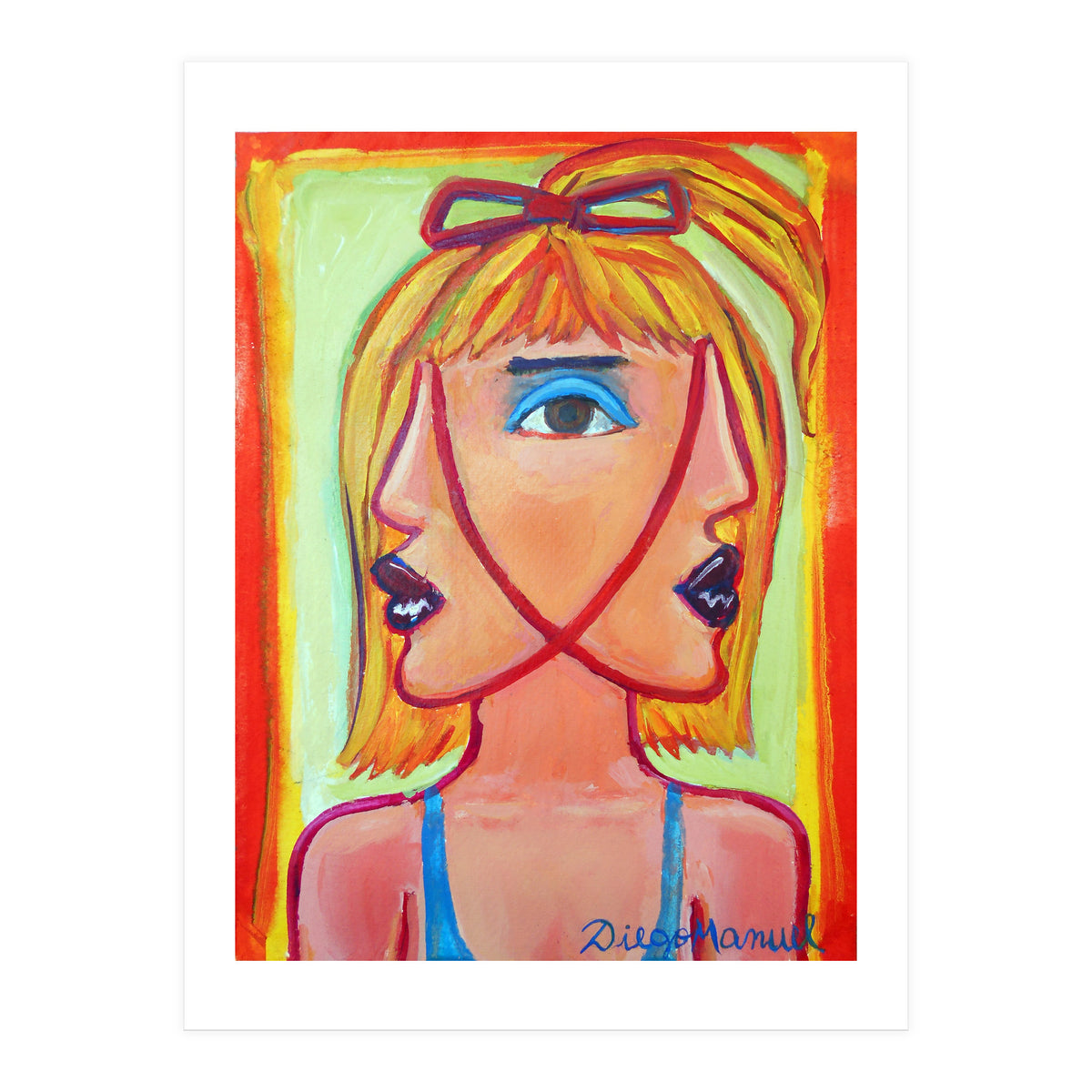 Cabeza De Mujer 7 (Print Only)