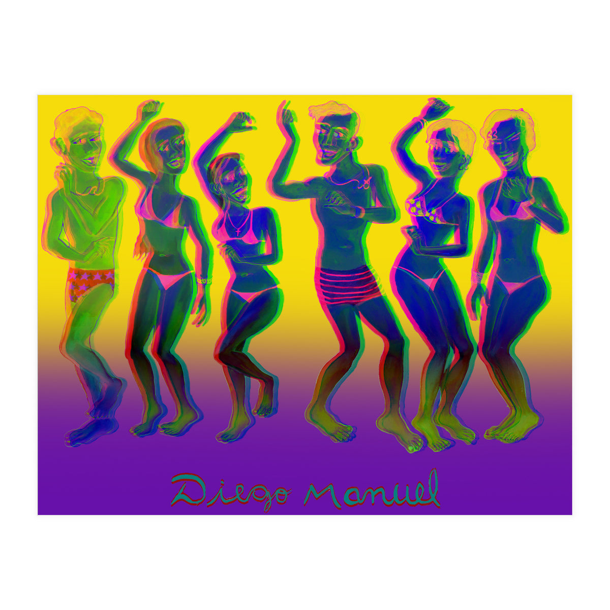 Playa Punta Mogotes 3d (Print Only)